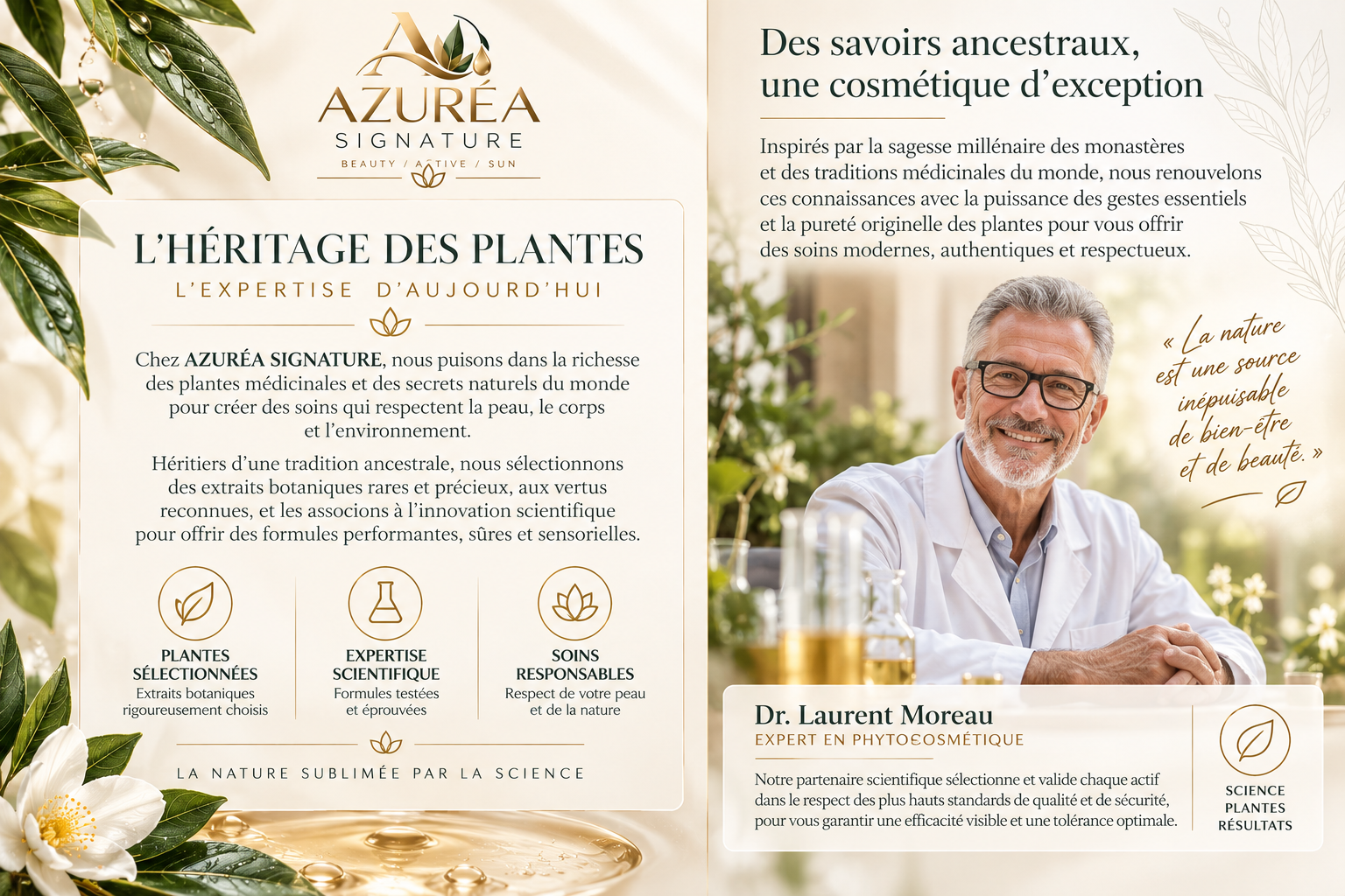 Azuréa Signature — L'héritage des plantes, l'expertise d'aujourd'hui