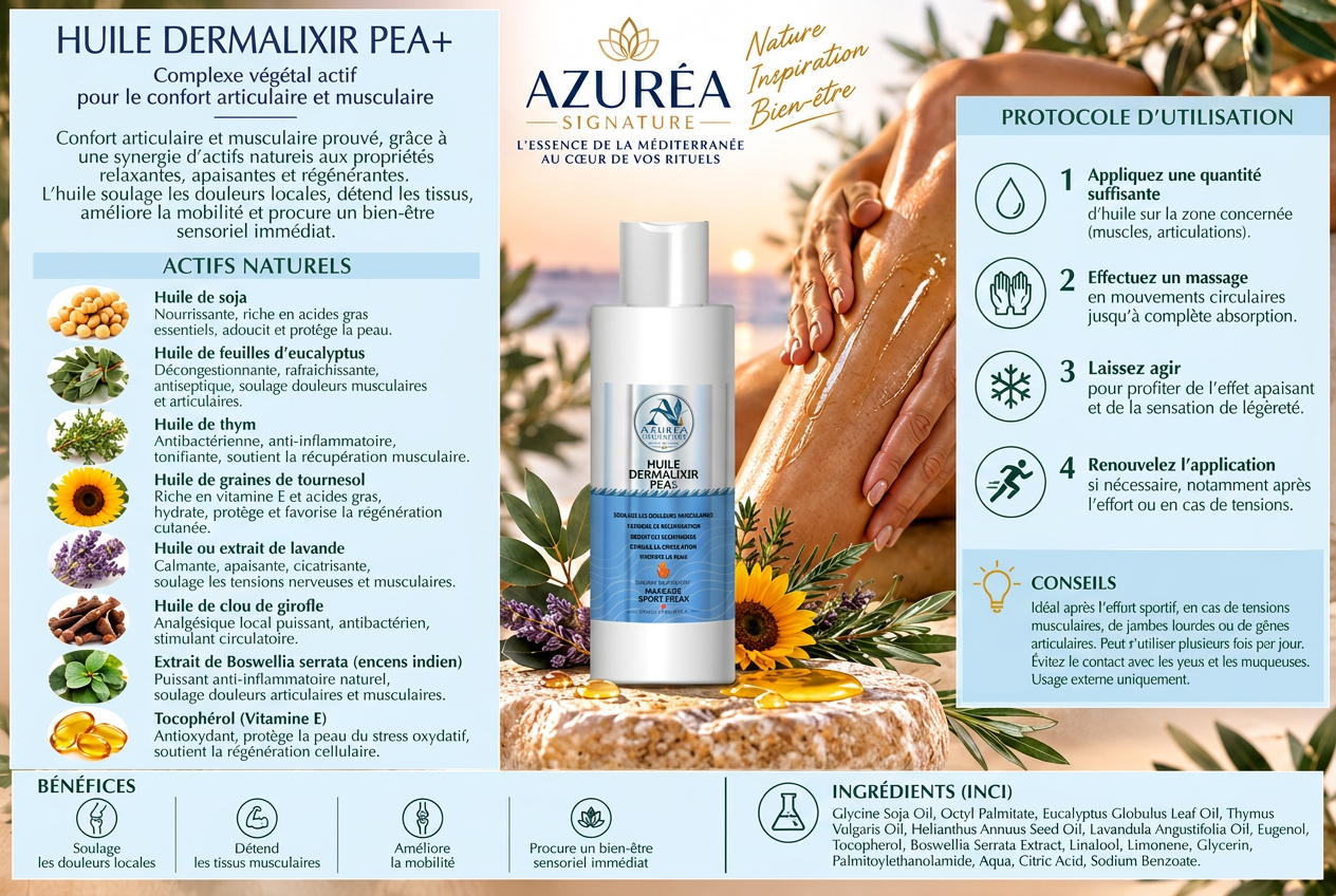 Huile Dermalixir PEA+